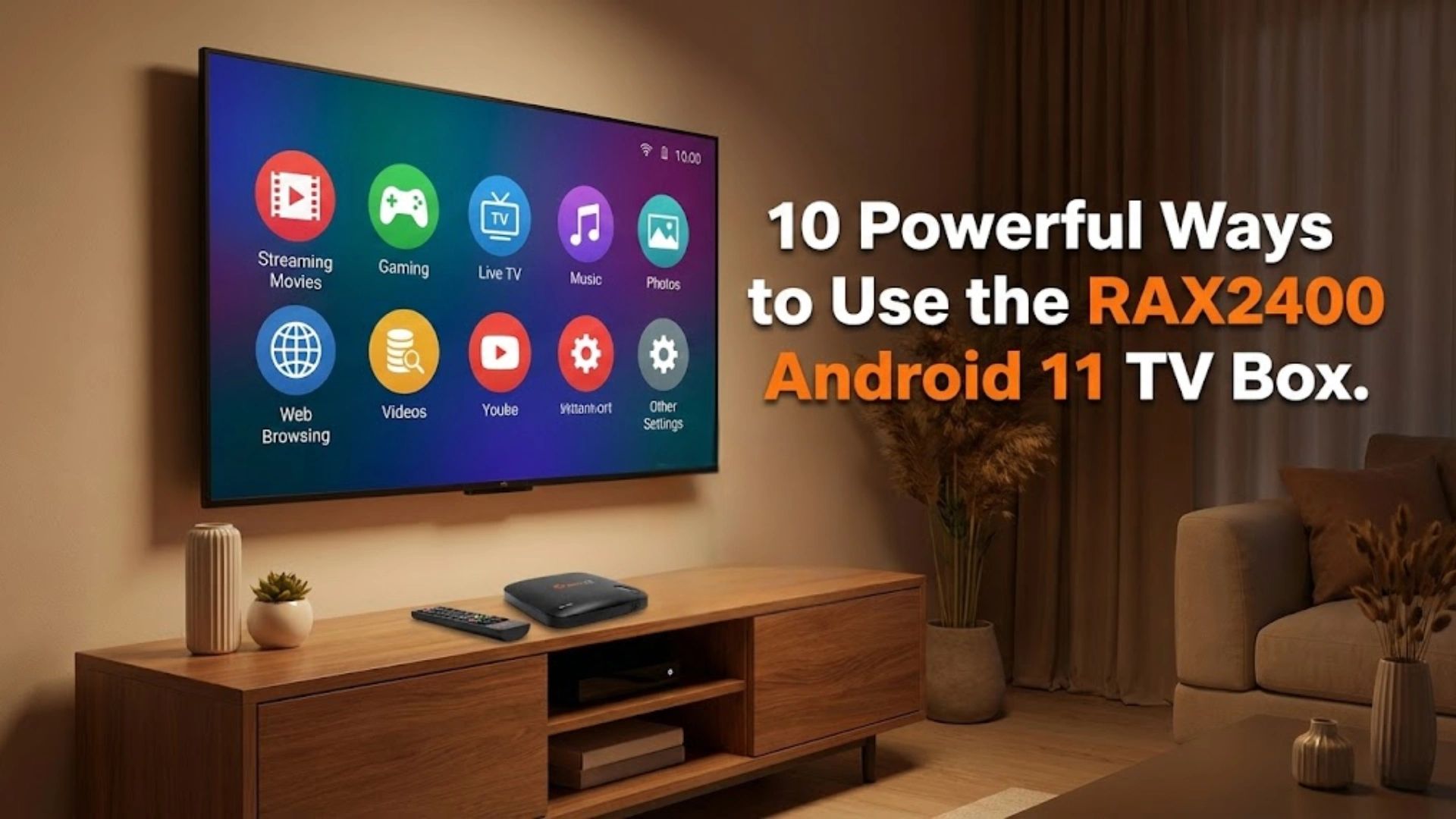 10 Powerful Ways to Use the RAX2400 Android 11 TV Box