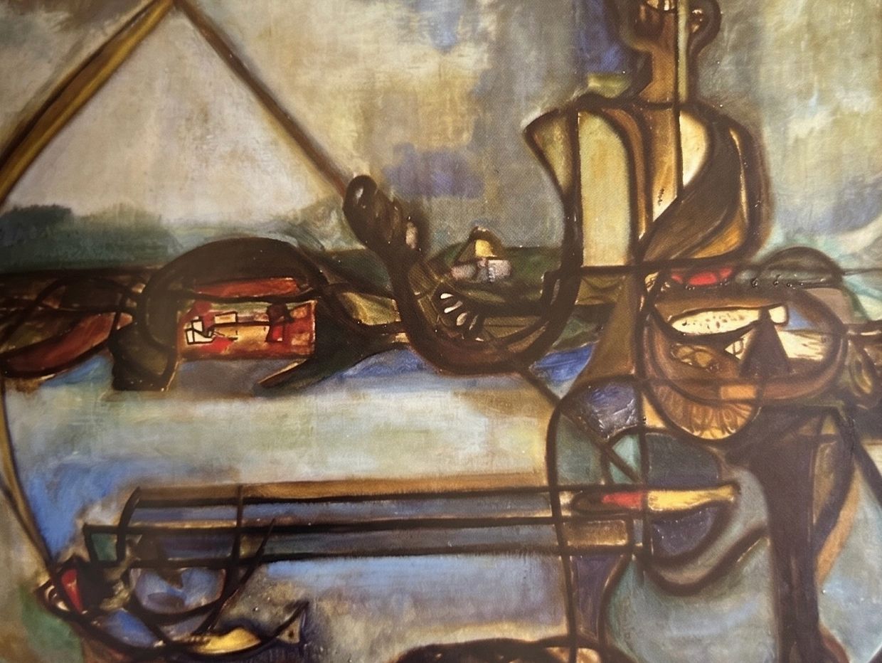 Mariano Rodríguez, El pescador (The Fisherman), 1951, oil on canvas