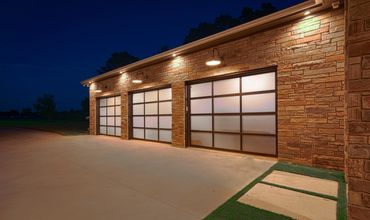 Brick sidings and garage doors