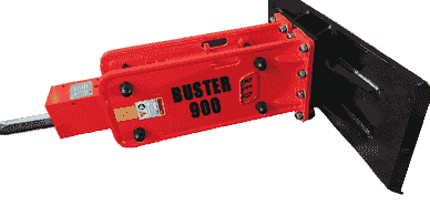 BUSTER SERIES SKID LOADER CONCRETE BREAKERS BY RED DEMOLITION TOOLS  RUGGED EFFICIENT DEMOLITION bus