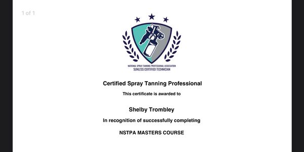 A certified tanning professional, ready to give you the glow you deserve. 