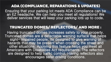Parking lot compliance and safety features explained.