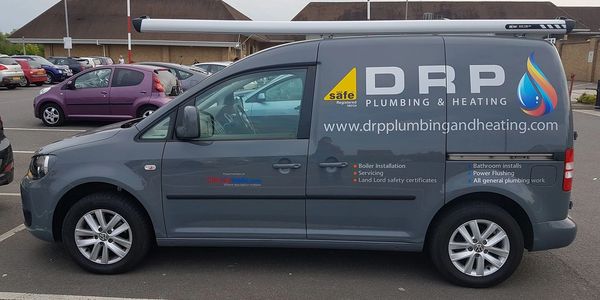 One of the DRP Plumbing and Heating vans.