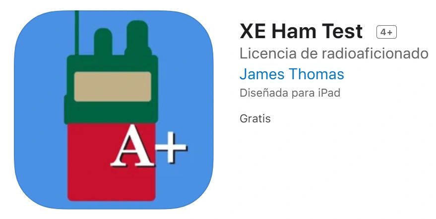 Descarga XE HAM TEST (Android e IOS) y preparate para el Examen