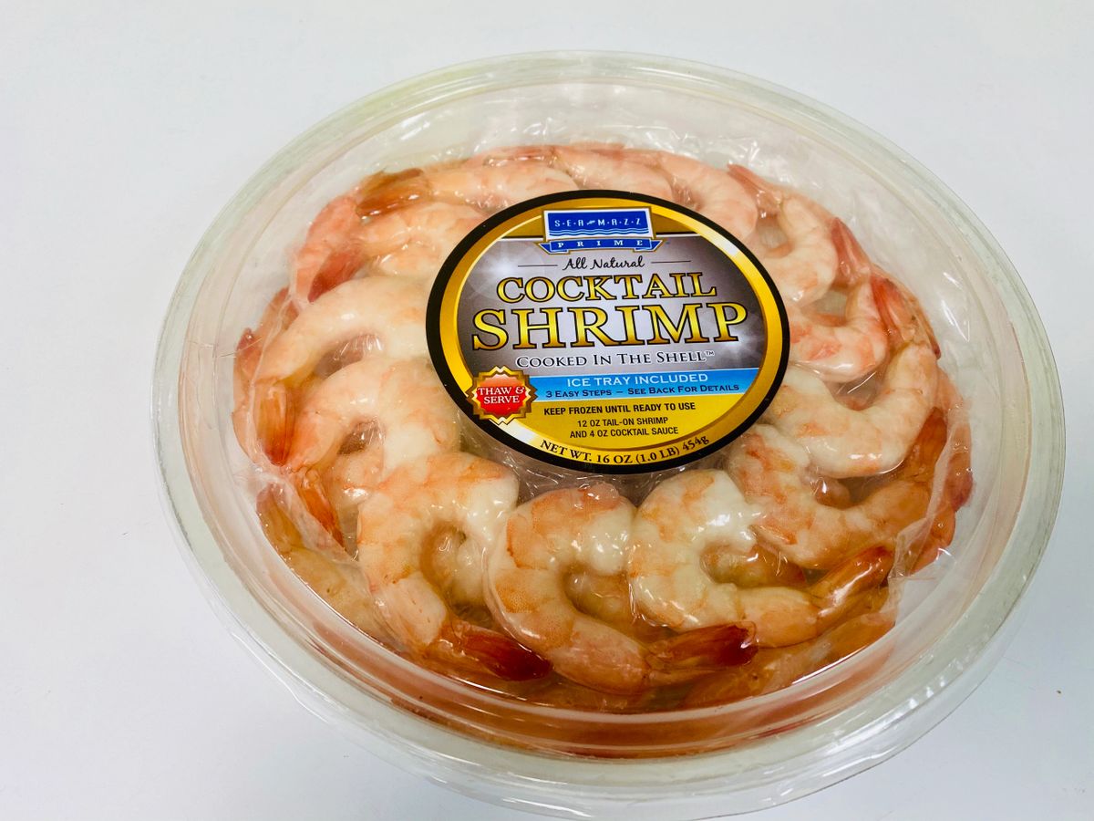 Save on Nature's Promise Medium Cooked Shrimp Ring with Cocktail Sauce  Frozen Order Online Delivery