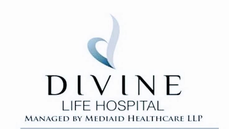 Logo of Divine Life Hospital managed by Mediaid Healthcare LLP.