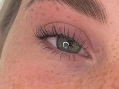 lash lift and tint
