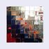 Credit Cubed 1 Mosaic made from upcycled membership and credit cards in a gradient