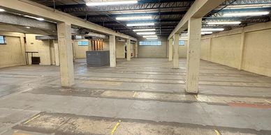 Completed soft strip of storage area comprising of 600 bays of racking at an Argos store 