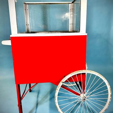 St. louis catering decoration corporate wedding popcorn cart food red option push 