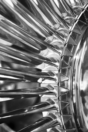 Highly polished turbine blades