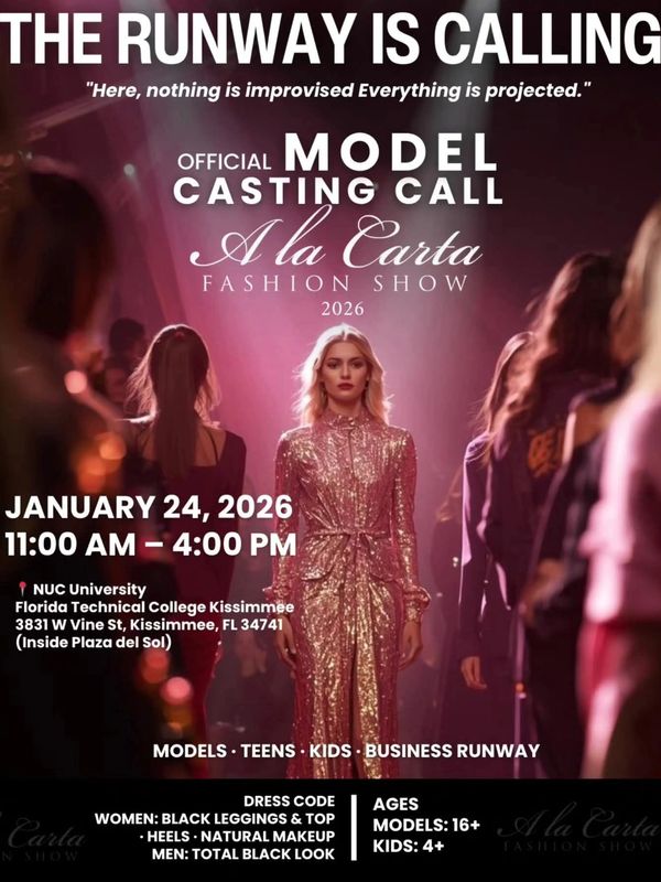 Orlando Fashion Week Model Casting Call