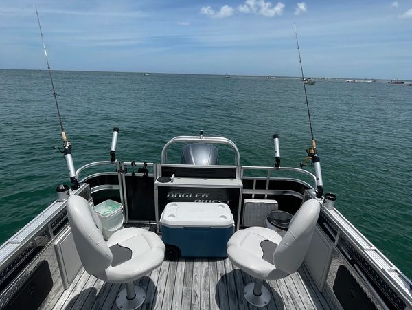 Large fishing cockpit