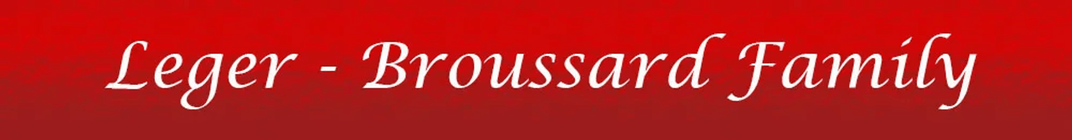 Leger  Broussard Family
