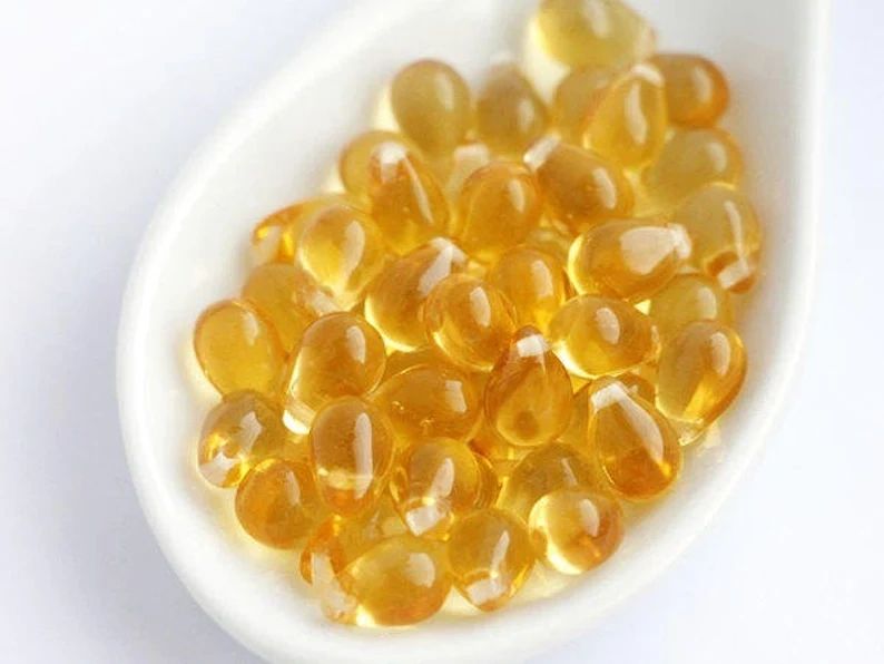 Tear Drops Topaz AB 25pcs