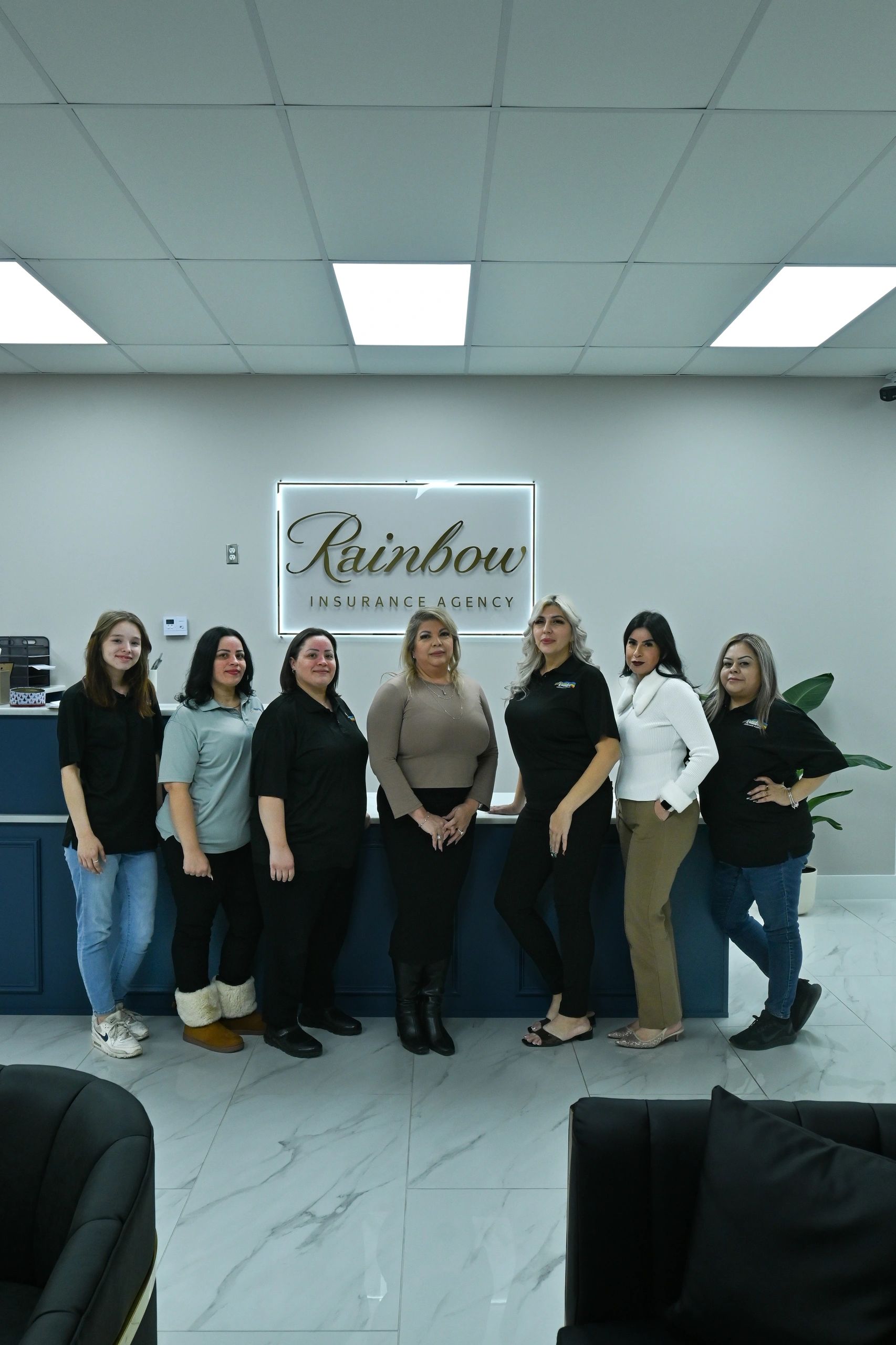 Susan and her expert team of licensed independent insurance agents at Rainbow Insurance Agency Fort Worth office