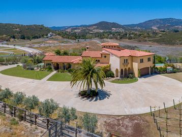 Waiting for the Vineyard to start growing again. There's 10,000 square-foot home is watching.