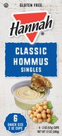 Hannah Classic Hommus Singles snack cups.