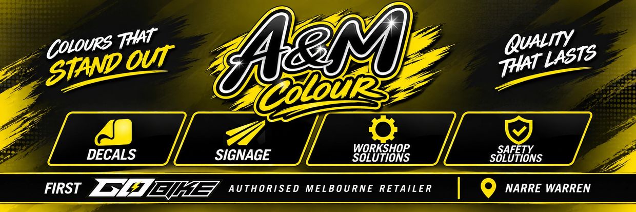 A&amp;M Colour advertising decals, signage, workshop, and safety solutions.