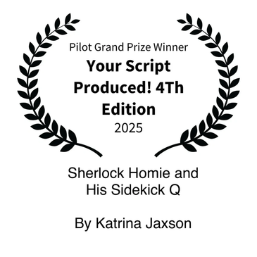 Award certificate for a pilot grand prize winner script.