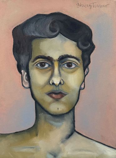 Asmar, Wedding Day
oil and charcoal on canvas
9 x 12 inches
for sale