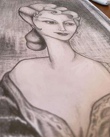 Sketchbook
Inspired by Kees van Dongen
The Green Scarf, 1952
March 25, 2022