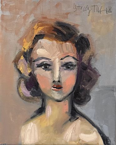 Nancy
oil charcoal on canvas
8 x 10 inches
