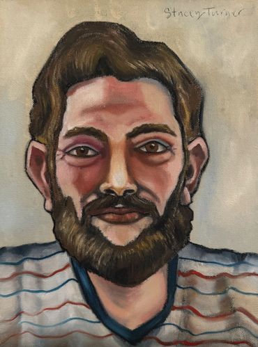 Lee
oil and charcoal on canvas
9 x 12 inches
for sale