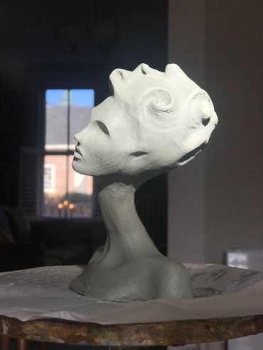 Female Head Study
Uncast Plasticine