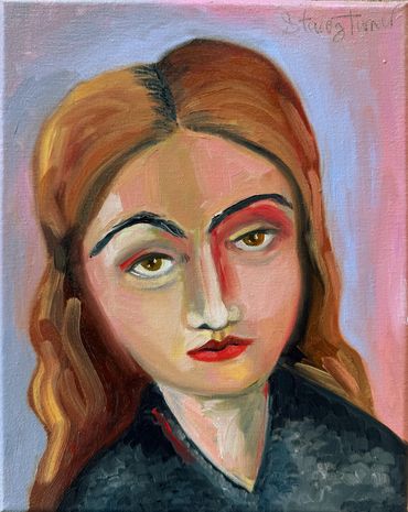 Other Maria
oil  and charcoal on canvas
8 x 10 inches
for sale