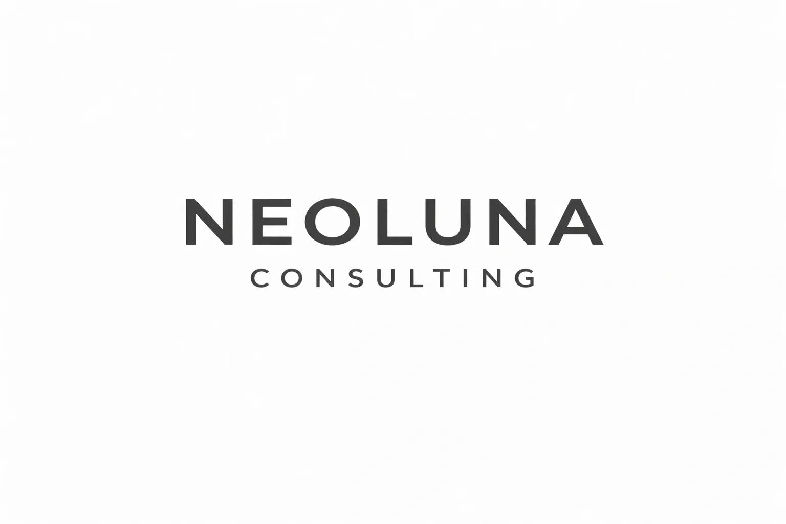 Logo of Neoluna Consulting in bold black text on white background.