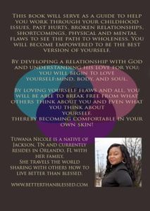 Inspirational book guide to healing and self-love by Tuwana Nicole.