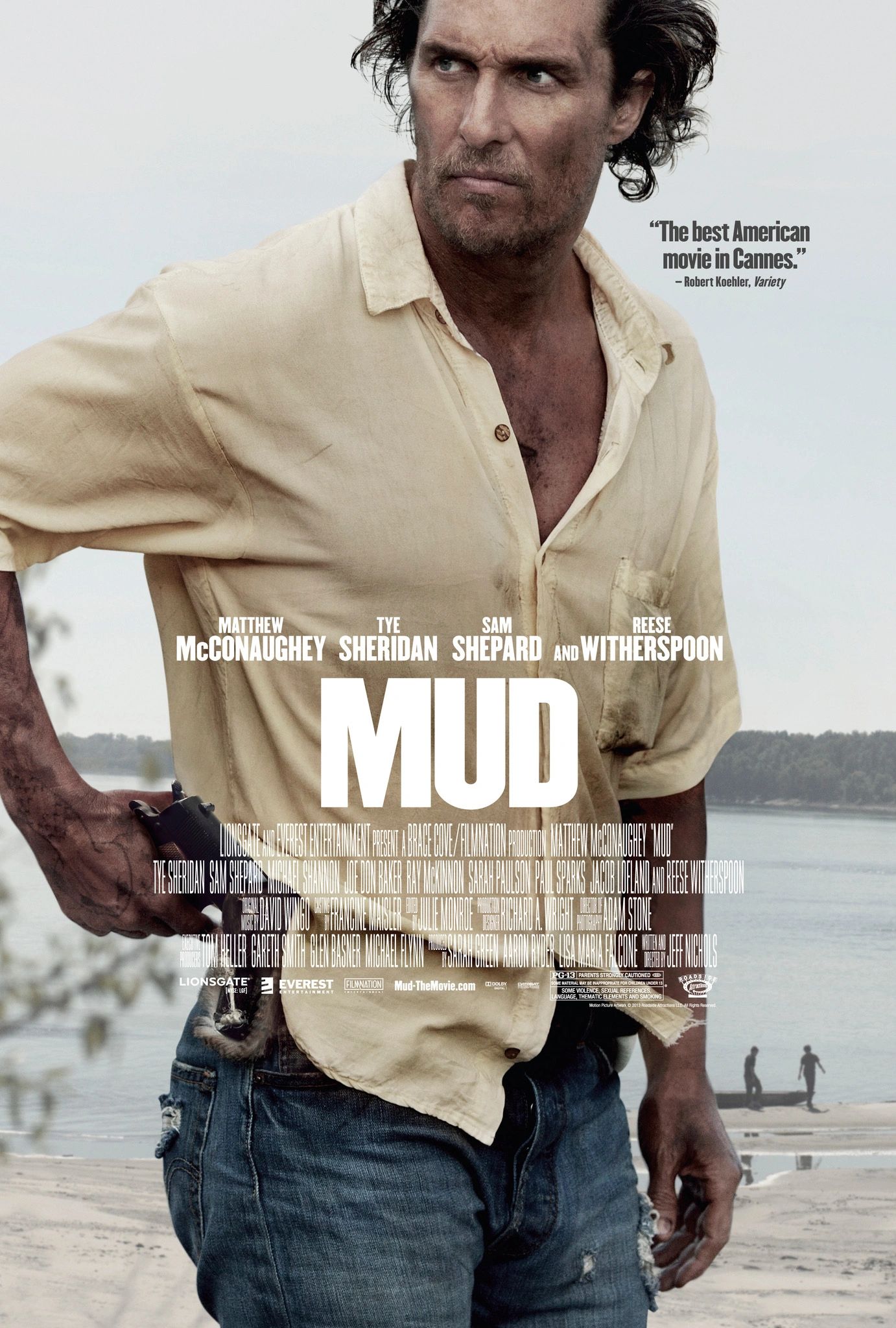 Movie poster of Mud featuring Matthew McConaughey.