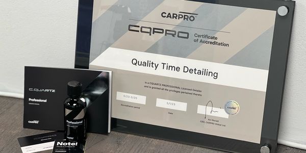 CarPro Ceramic Coating CQUARTZ Certified Installler