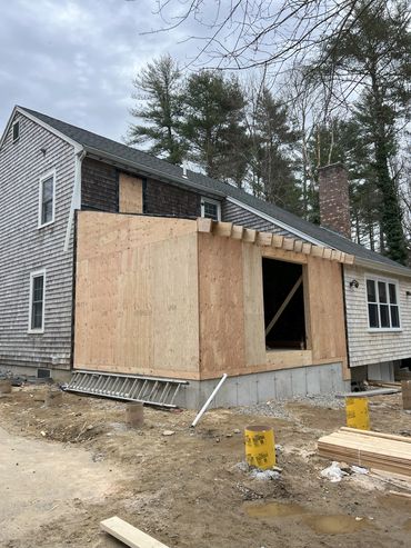 framing for new home addition