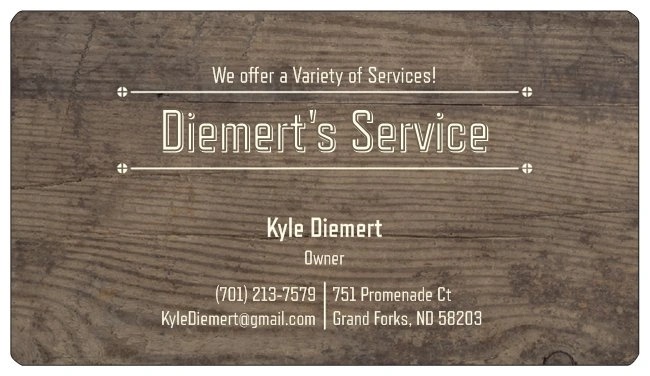 Diemert's Service