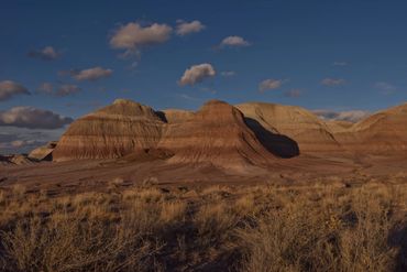 badlands Petrified Forest National Park, Arizona from old US Highway 260