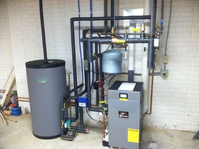 High Efficiency Hot Water Boiler with Indirect Water Heater
