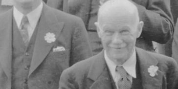 Early Brethren of Malahat Lodge in a black-and-white photograph