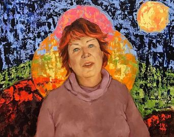 Portrait of Mary Ann Matteson by Deborah Allison, Grapevine, TX
