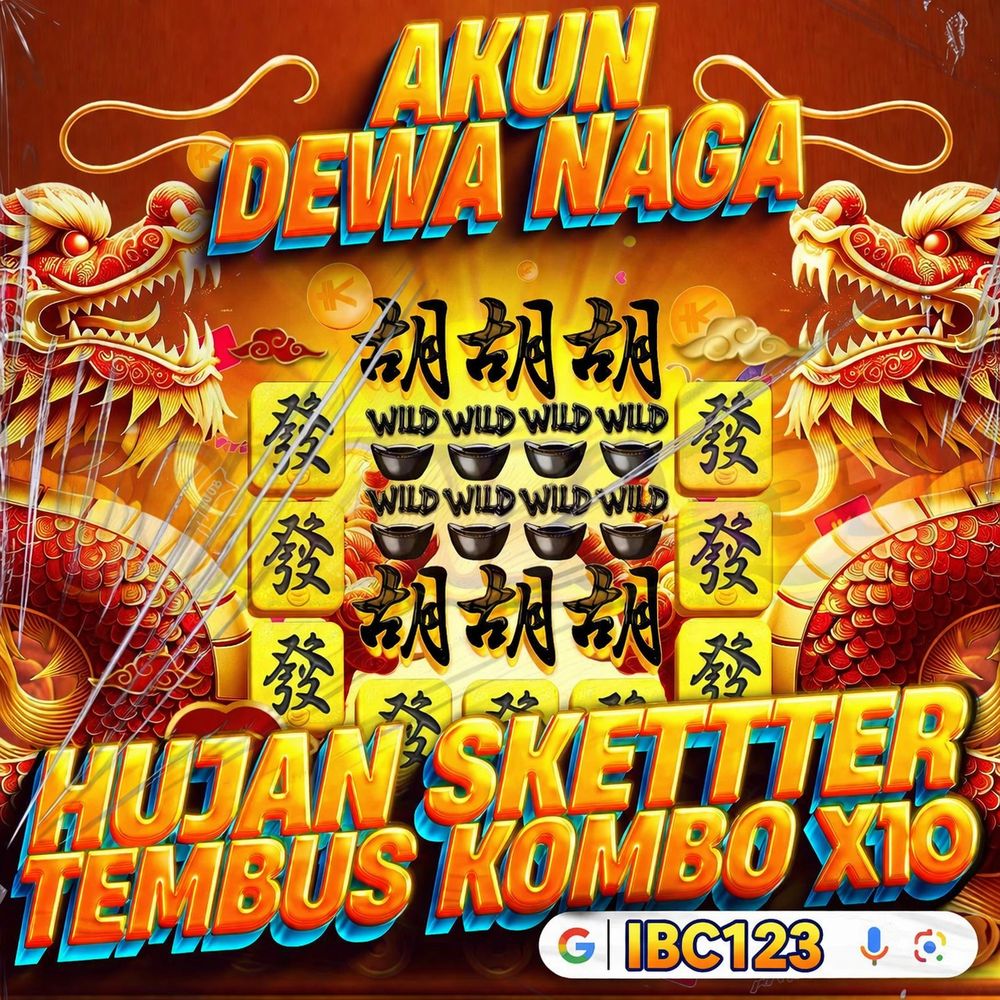 Vibrant dragon-themed game graphic with bold text and wild symbols.