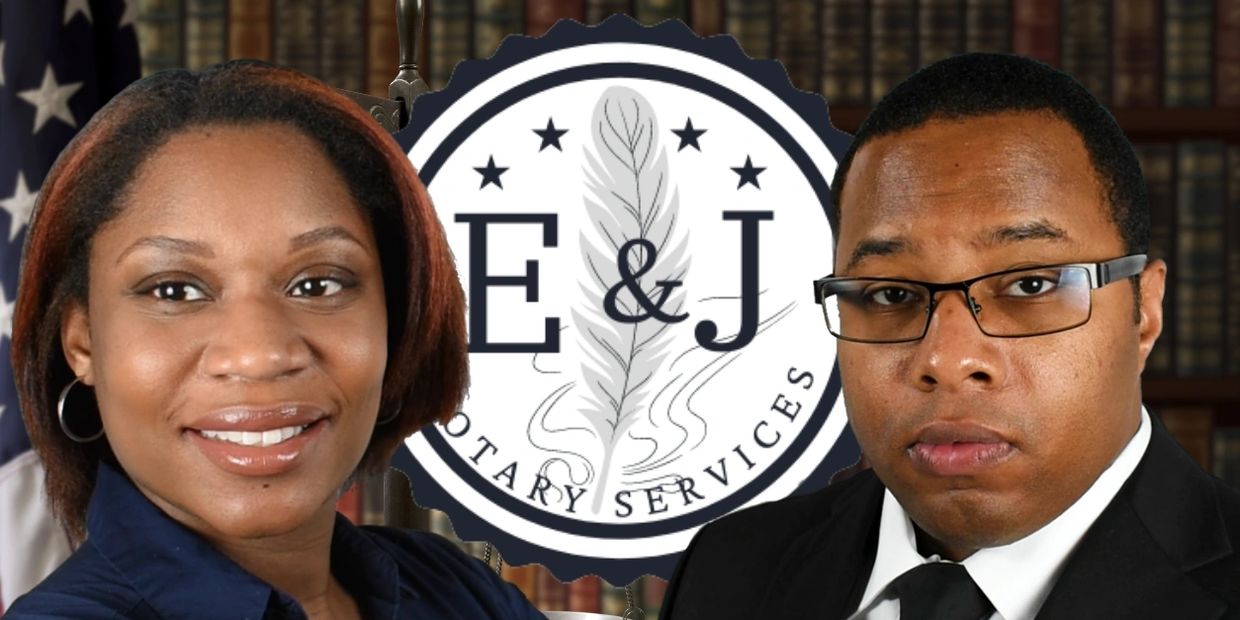 E&J Notary Services is black owned and operated, we offer notary services and loan signing services