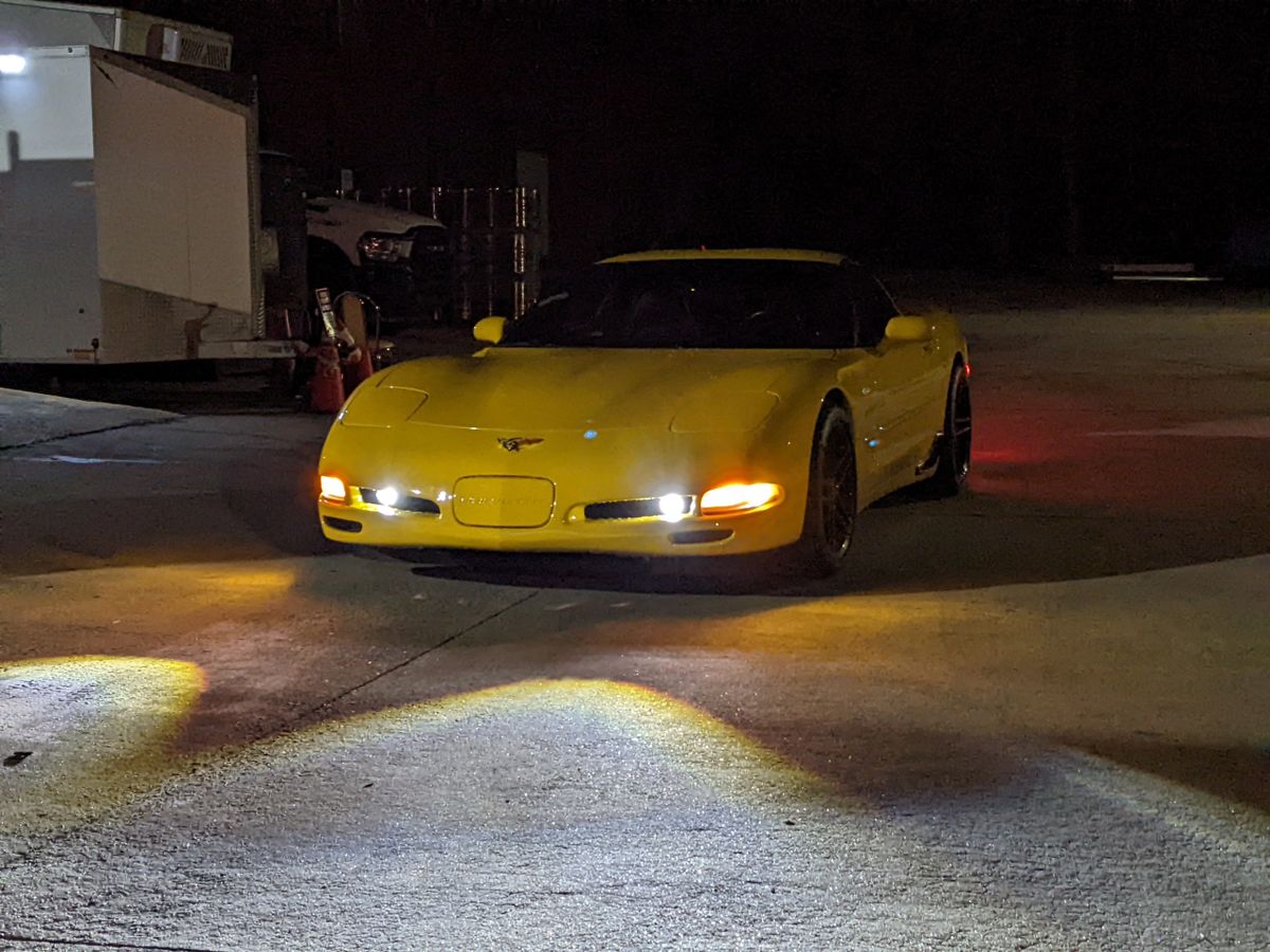 Morimoto LED fog lights for C5 Corvette