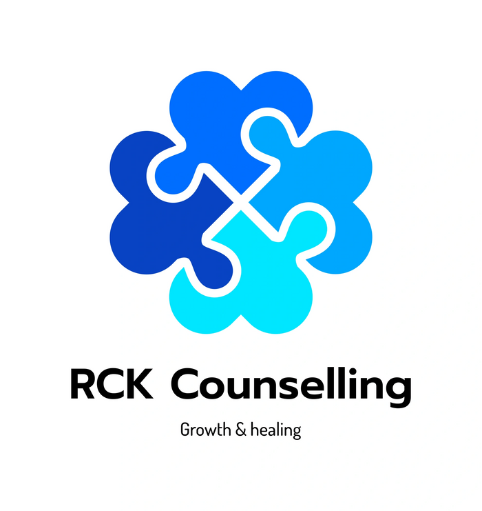 logo for RCK Counselling and therapy service in Epping