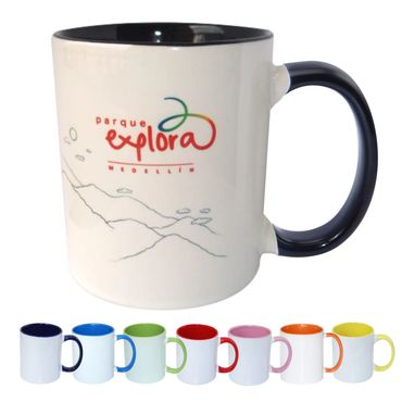 Mug Color Interno y Oreja 11oz