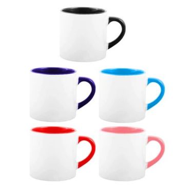 Pocillo Tintero 6oz Color Interno y Oreja