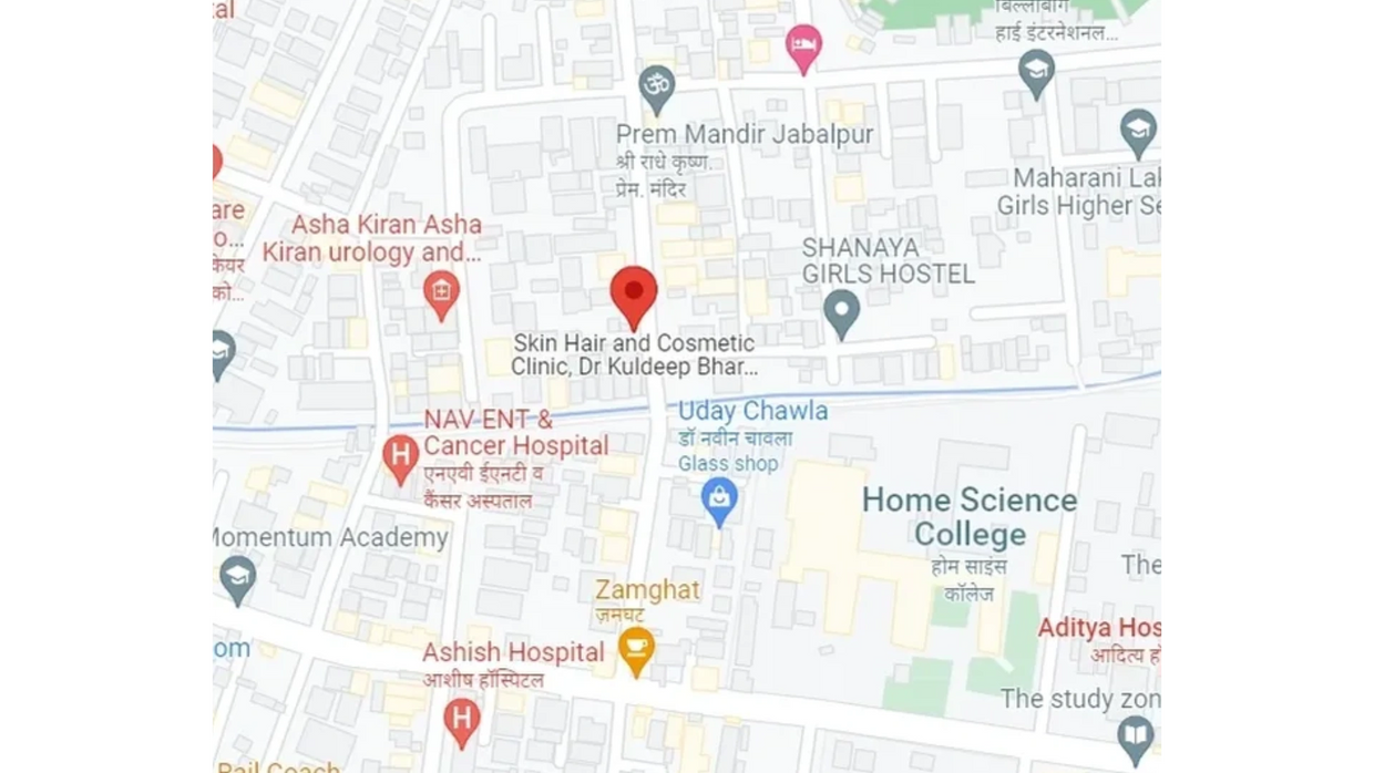 Dermatologists Near Prem Mandir Wright Town 2225-2 1st Floor Wright Town Jabalpur 482002
