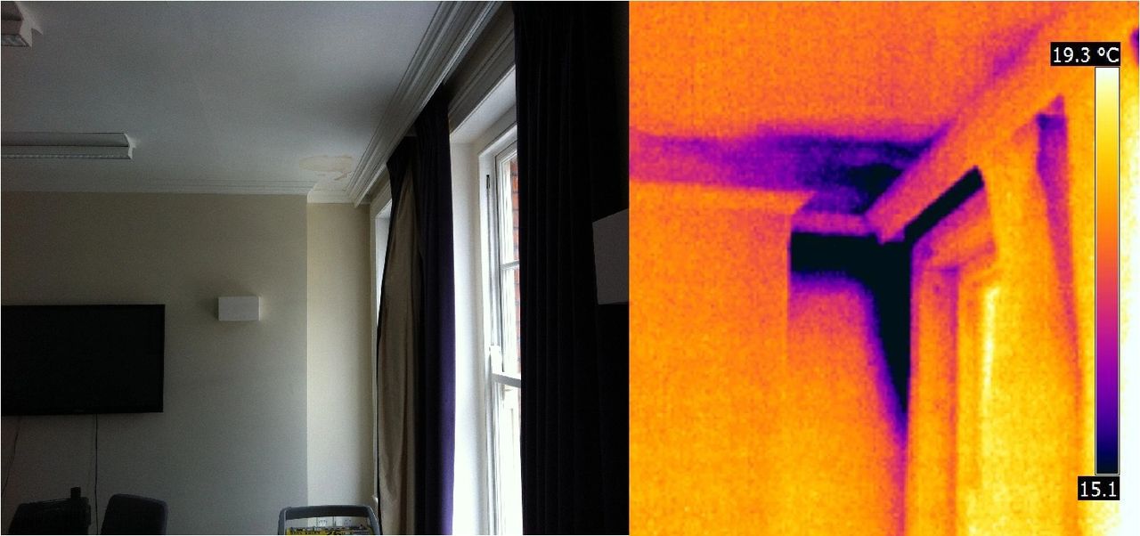 Thermal Imaging Camera for Water Leak Detection and Moisture