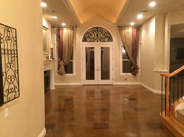 Decorative-polished-stained-concrete-Austin