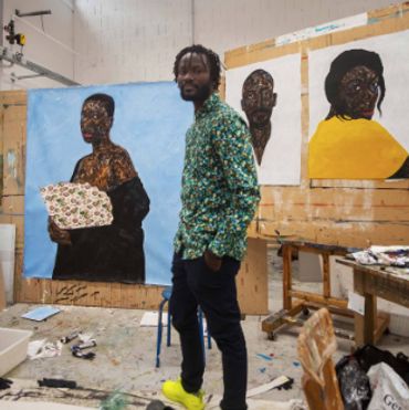 Amoako Boafo, Contemporary painter from Ghana/Vienna